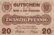 Norder- und Süderdithmarschen - 20  Pfennig (#VAN054_3a_XF)