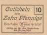 Obercunnersdorf - 10  Pfennig (#VAO002_1a_UNC)