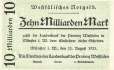 Westfalen - 10 Billion Mark (#WFA22e_UNC)