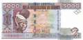 Guinea - 5.000  Francs Guinéens (#038_UNC)