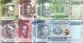 Guinea: 500 - 20.000 Francs (6 Banknoten)