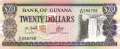 Guyana - 20 Dollars (#027-U9_UNC)