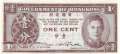 Hong Kong - 1  Cent (#321_UNC)