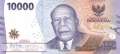 Indonesia - 10.000  Rupiah (#165c_UNC)