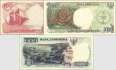 Indonesien: 100 - 1.000 Rupiah (3 Banknoten)