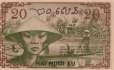 Indochina - 20  Cents (#086d_UNC)