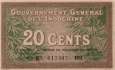 Indochina - 20  Cents (#086d_UNC)
