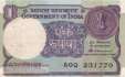 India - 1  Rupee (#078Ab-85_AU)