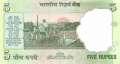 India - 5  Rupees (#088Ab_UNC)