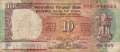 Indien - 10  Rupees (#088d_F)