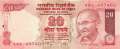 India - 20  Rupees (#096g_UNC)
