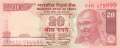 India - 20  Rupees (#103aa_UNC)