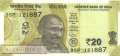 India - 20  Rupees (#110m_UNC)