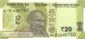 India - 20  Rupees (#110o_UNC)