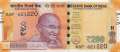 India - 200  Rupees (#113ab_UNC)