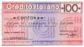 Credito Italiano - Milano - 100  Lire (#06m_74_01_UNC)
