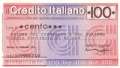 Credito Italiano - Milano - 100  Lire (#06m_74_01_XF)