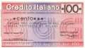 Credito Italiano - Milano - 100  Lire (#06m_74_10_UNC)