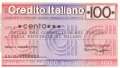 Credito Italiano - Milano - 100  Lire (#06m_74_25_UNC)