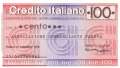 Credito Italiano - Padova - 100  Lire (#06m_74_33_UNC)