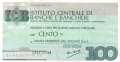 Istituto Centr. di Banche e Banchieri - 100  Lire (#06m_80_25_VF)