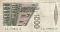Italien - 1.000 Lire (#109a_F)