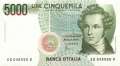Italien - 5.000  Lire (#111c_UNC)