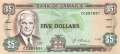 Jamaica - 5  Dollars (#070d-91_UNC)