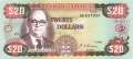 Jamaica - 20  Dollars (#072d_UNC)