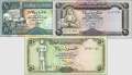Jemen: 10 - 50 Rials (3 Banknoten)