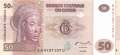 Kongo, Demokratische Republik - 50  Francs (#097a_UNC)