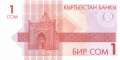 Kirgistan - 1  Som (#004_UNC)