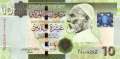 Libyen - 10  Dinars (#073_UNC)