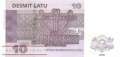 Latvia - 10  Latu (#054_UNC)