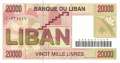Libanon - 20.000  Livres (#081_UNC)