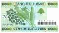Lebanon - 100.000  Livres (#089_UNC)