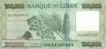 Lebanon - 100.000  Livres (#105a_UNC)