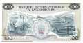 Luxemburg - 100  Francs (#014a_UNC)