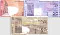 Macao:  10 - 50 Patacas (3 Banknotes)