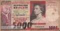 Madagaskar - 5.000  Francs (#066a_VG)