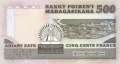 Madagascar - 500  Francs (#067a_UNC)