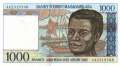 Madagaskar - 1.000  Francs (#076a_UNC)