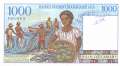 Madagaskar - 1.000  Francs (#076b_UNC)