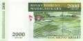 Madagaskar - 2.000  Ariary (#090b_UNC)