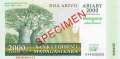 Madagascar - 2.000  Ariary - SPECIMEN (#093s_UNC)