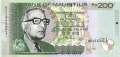 Mauritius - 200  Rupees (#057b_UNC)