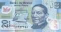 Mexico - 20  Pesos (#122-AA_UNC)