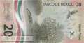 Mexico - 20  Pesos - Gedenkbanknote (#132a-U2_UNC)