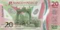 Mexico - 20  Pesos - Gedenkbanknote (#132a-U2_UNC)