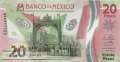 Mexico - 20  Pesos - commemorative (#132a-U5_UNC)